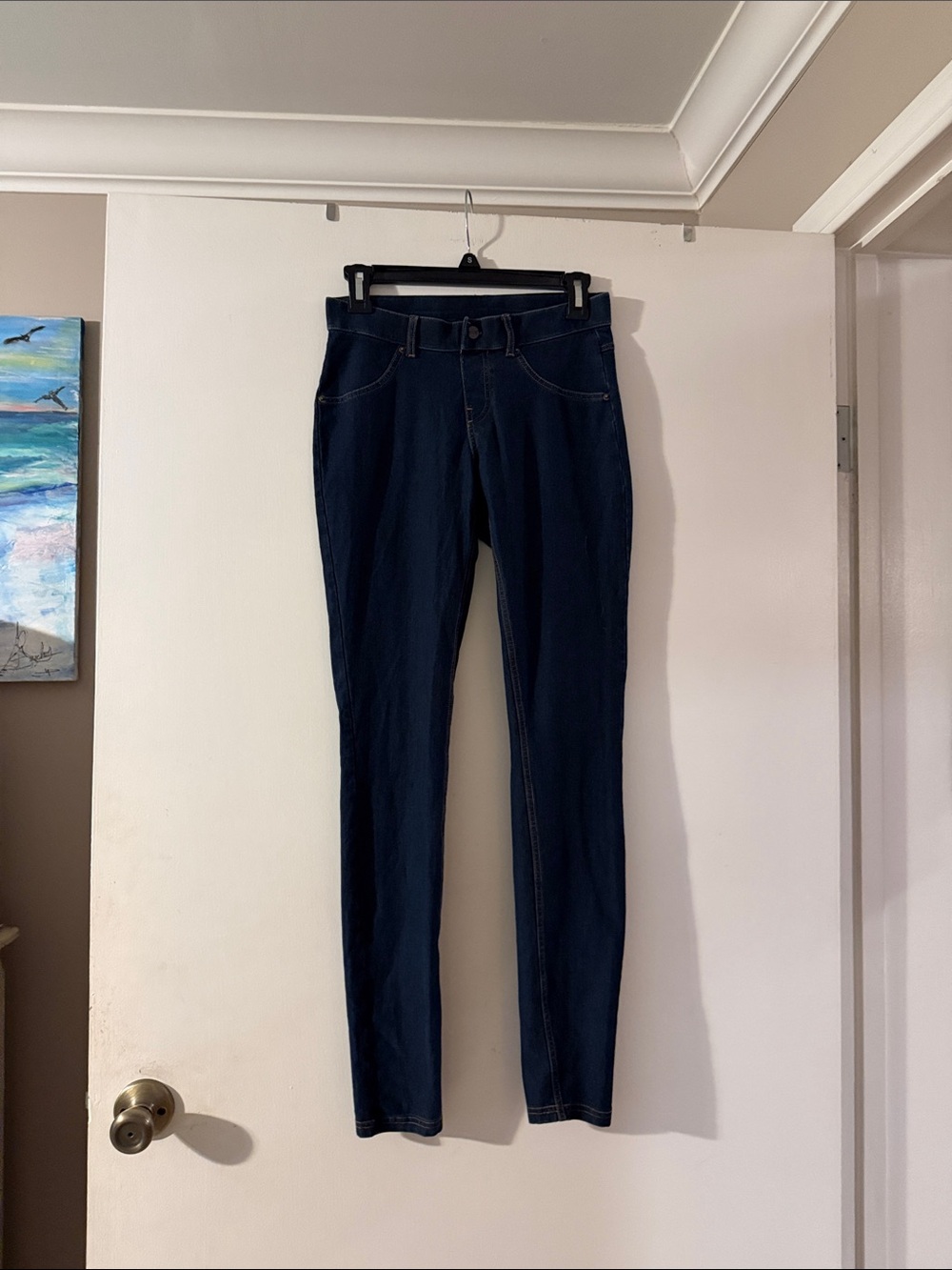 HUE Dark Blue Women’s Skinny stretch Jeggings